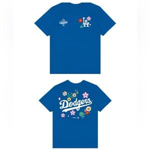 Fanatics x Takashi Murakami X LA Dodgers World Series 2025 T-shirt NWT BLUE